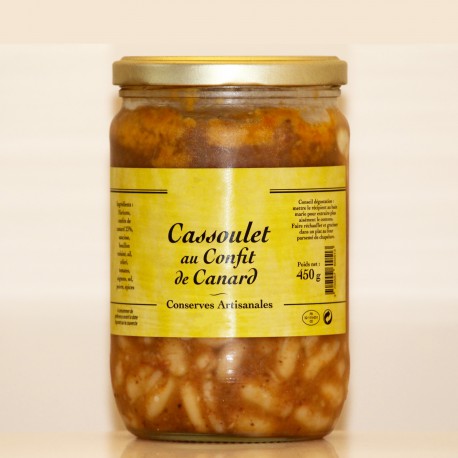 CASSOULET AU CONFIT CANARD - 450 g