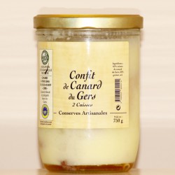 CONFIT DE CANARD 2 CUISSES - 750 g